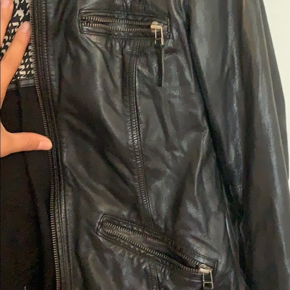 Bod & Christensen Leather Jacket Size M - Picture 3 of 5